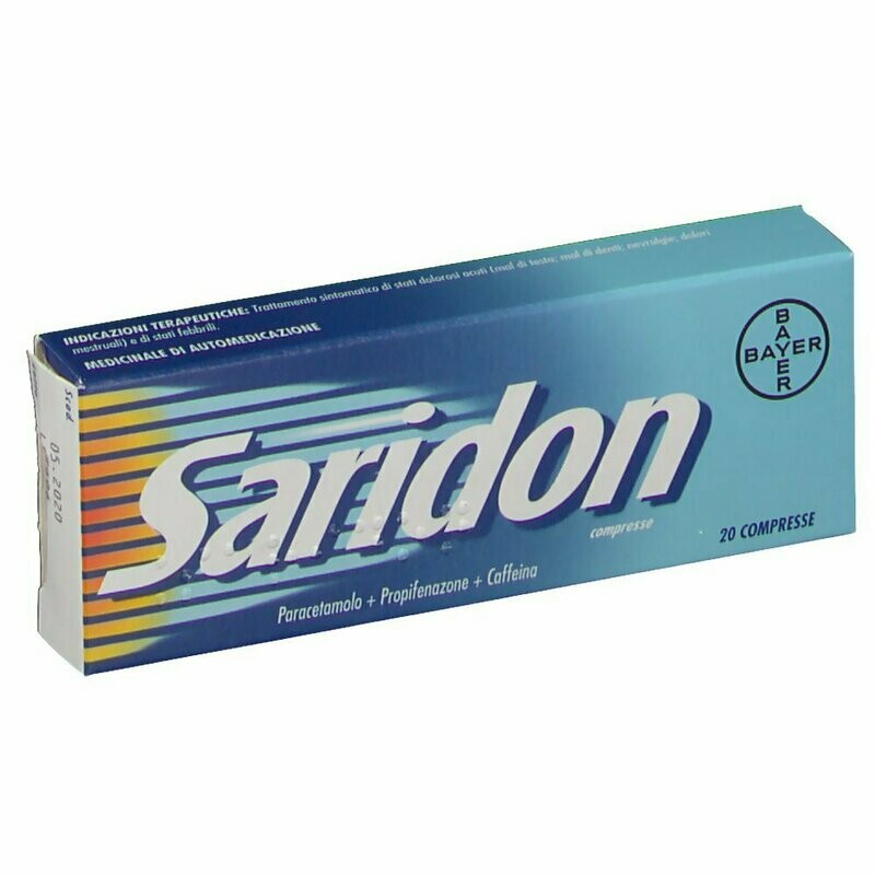 Saridon 20 Compresse Saridon 20 Compresse