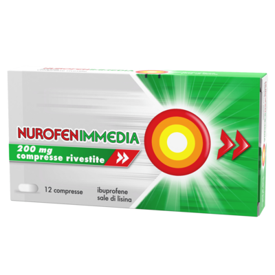 Nurofen Immedia 200 mg 12 Compresse Rivestite Nurofen Immedia 200 mg 12 Compresse Rivestite