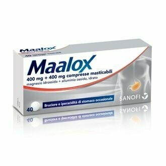 Maalox 40 Compresse Masticabili Maalox 40 Compresse Masticabili