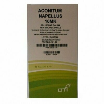 Aconitum Napellus OTI 10 MK 20 Fiale