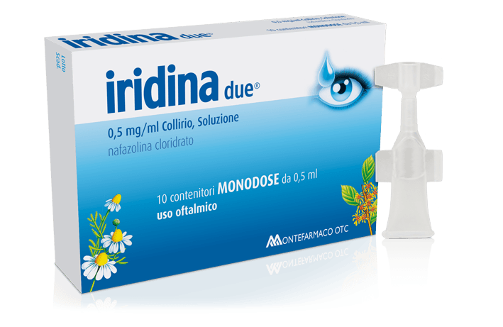 Iridina Due® Collirio 10 Monodose Da 0,5 ml Iridina Due® Collirio 10 Monodose Da 0,5 ml