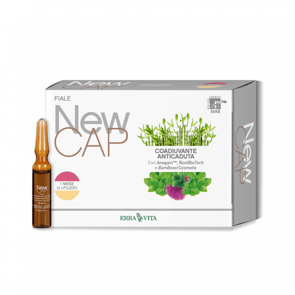 New Cap Anticaduta 12 Fiale Bio Da 10 ml New Cap Anticaduta 12 Fiale Bio Da 10 ml