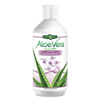 Aloe Vera Con Antiossidanti Puro Succo 100% 1 Litro