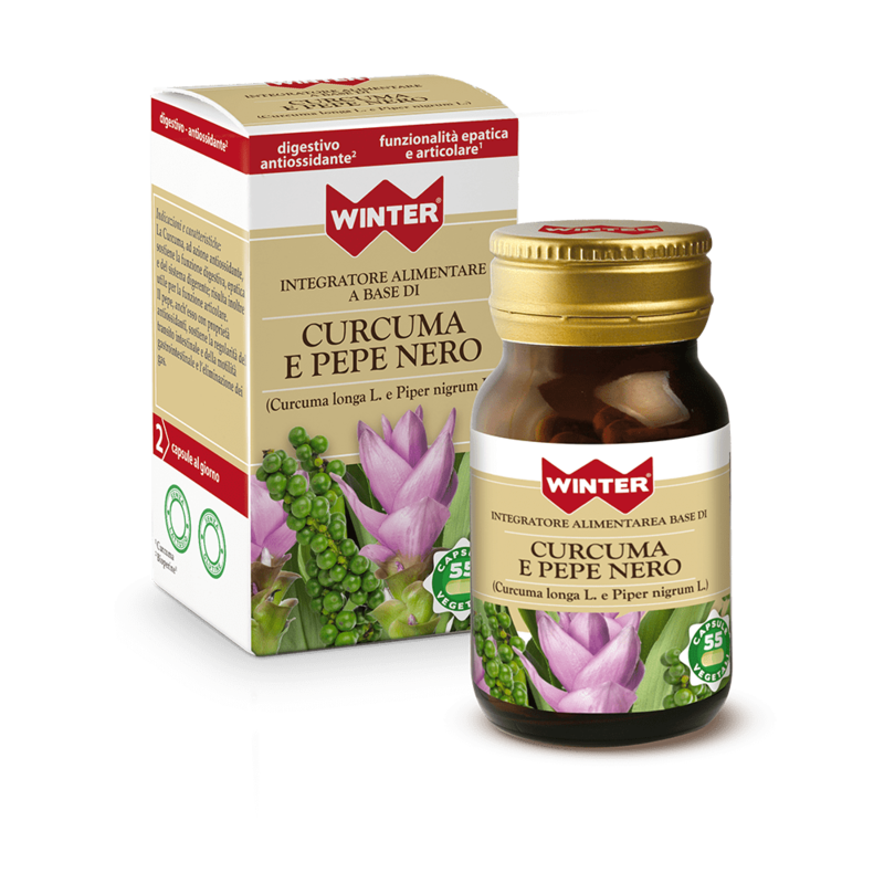 Curcuma & Piperina 55 Capsule Vegetali Curcuma & Piperina 55 Capsule Vegetali