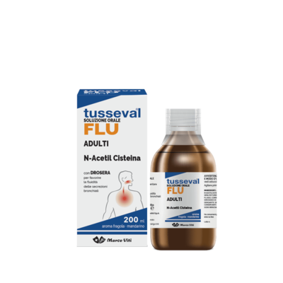 Tusseval Flu Adulti N-Acetil Cisteina 200 ml Tusseval Flu Adulti N-Acetil Cisteina 200 ml