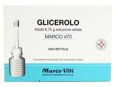 Glicerolo Adulti 6 Microclismi Monodose