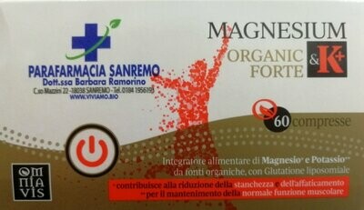 Magnesio & Potassio Organico Forte 60 Cpr