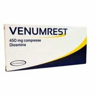 Venumrest - Diosmina 450 mg 30 Compresse Venumrest - Diosmina 450 mg 30 Compresse
