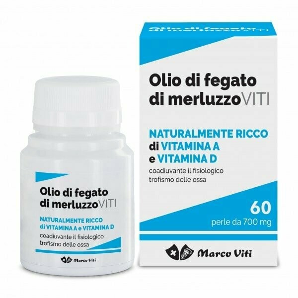 Olio Di Fegato Di Merluzzo 60 Perle Olio Di Fegato Di Merluzzo 60 Perle