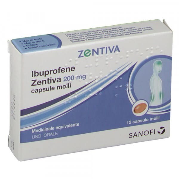 Ibuprofene 200 mg 12 Capsule Molli Ibuprofene 200 mg 12 Capsule Molli
