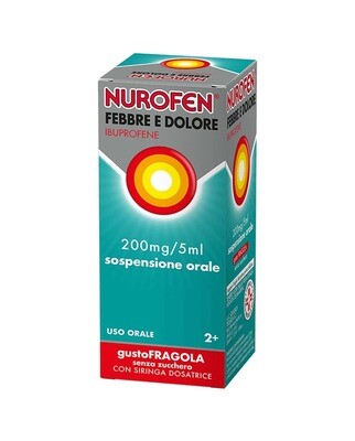 Nurofen Sciroppo 200mg/5ml Fragola