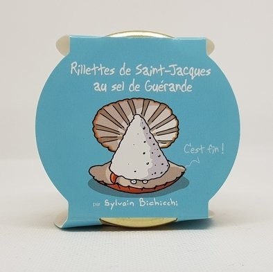 Rillettes de Saint-Jacques au Sel de Guérande 90g