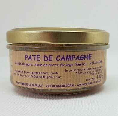 Pâté de campagne de Guerlédan 130g
