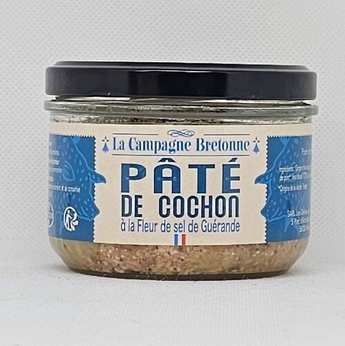 Pâté de cochon à la fleur de sel 180g