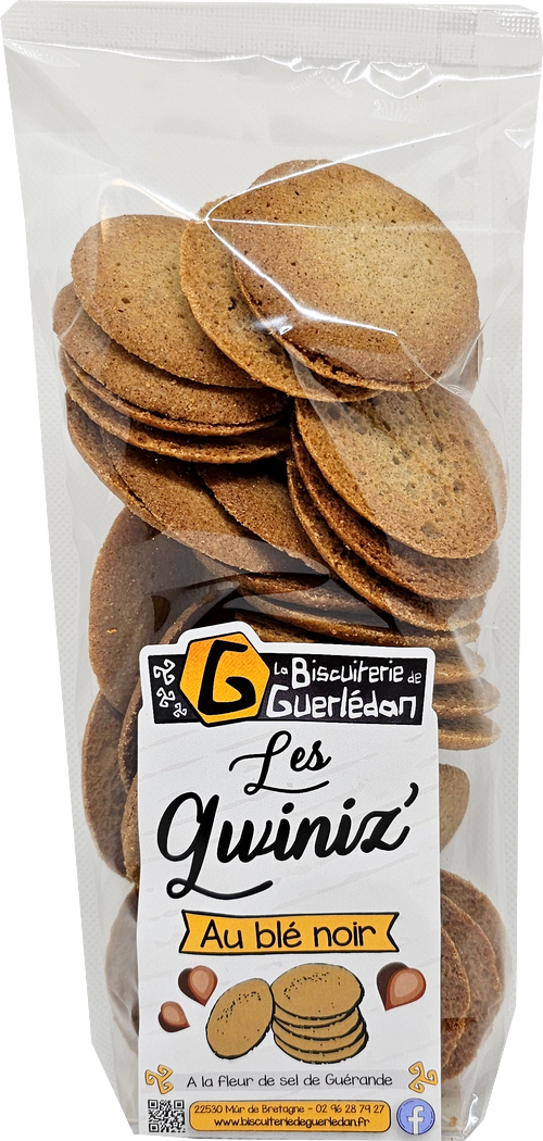 Les Gwiniz' : Galettes bretonnes pur blé noir 200g