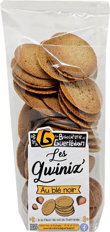 Les Gwiniz' : Galettes bretonnes pur blé noir 200g