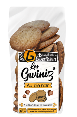 Les Gwiniz' : Galettes bretonnes pur blé noir 120g Les Gwiniz' : Galettes bretonnes pur blé noir 120g