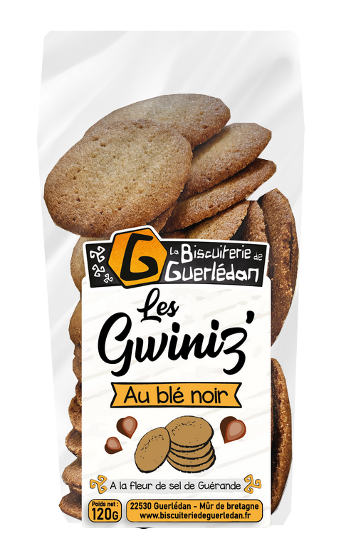 Les Gwiniz' : Galettes bretonnes pur blé noir 120g