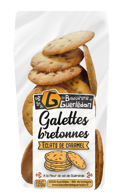 Galettes Bretonnes aux éclats de Caramel 120g