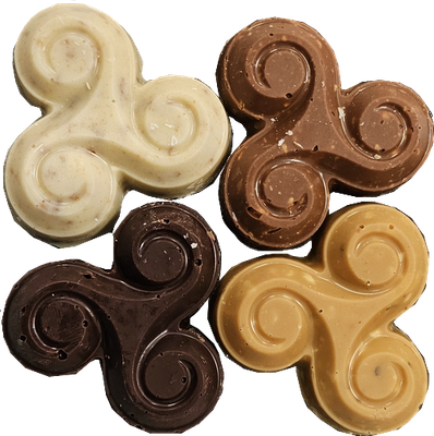 Assortiment Choco Triskels X4