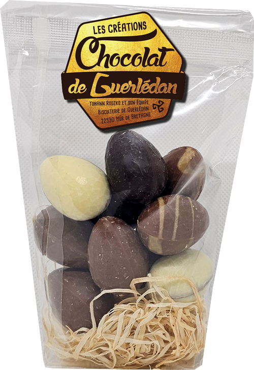 Œufs de Pâques MAISON assortis 130g