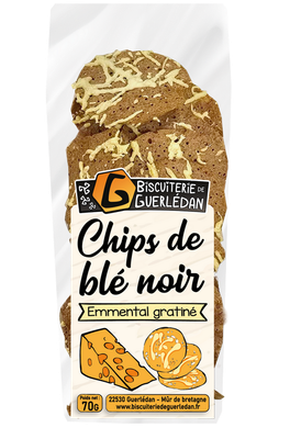 Chips de Blé Noir à l'Emmental 70g
