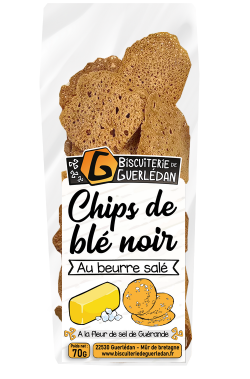 Chips Blé Noir Nature 70g