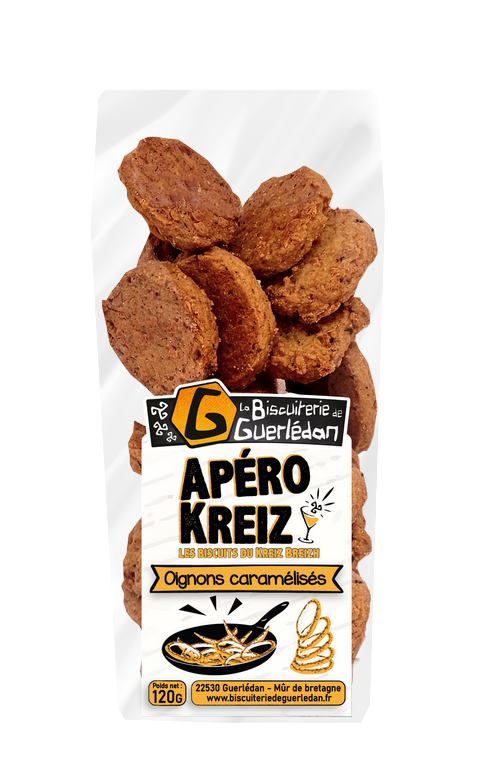 Biscuits apéro Oignons caramélisés 120g