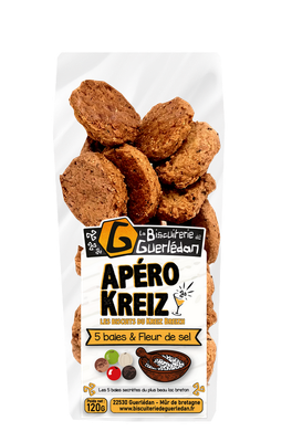 Biscuits apéro 5 Baies et Fleur de Sel