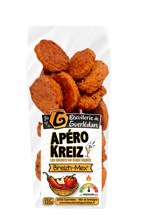 Biscuits Apéro Breizh Mex 120g