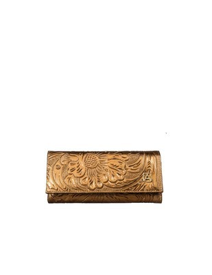Leather Wallet 101 Cincelado Bronce Leather Wallet 101 Cincelado Bronce