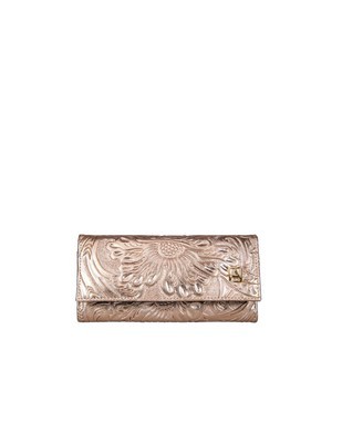 Leather wallet 101 Cincelado Pink Gold Leather wallet 101 Cincelado Pink Gold