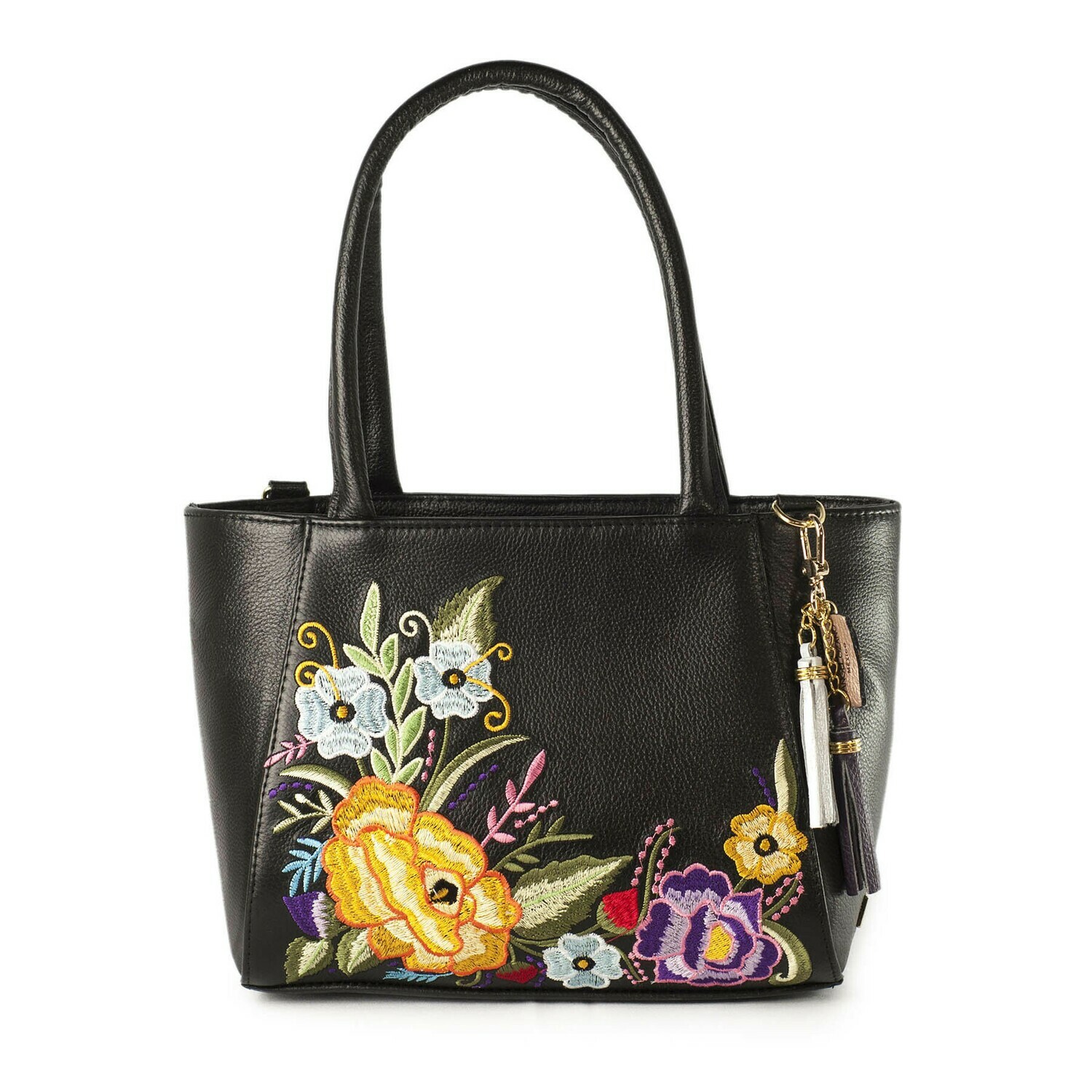 Brisa, Embroidered leather handbag