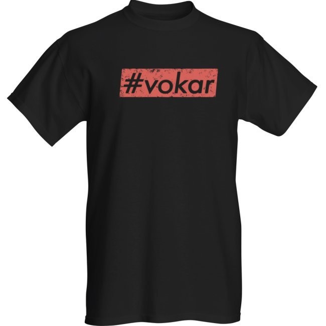 vokar official hastag t-shirt