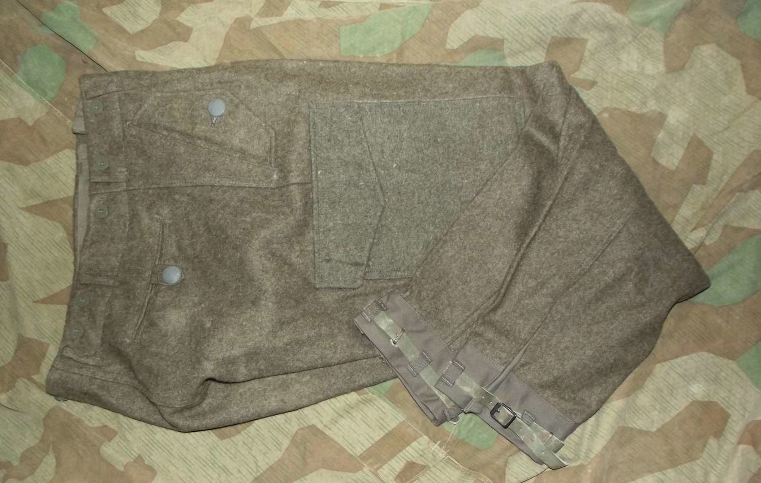 PANTALON MILITAIRE POLIZEI Allemand Ww2 Militaria 39-45 German Trousers