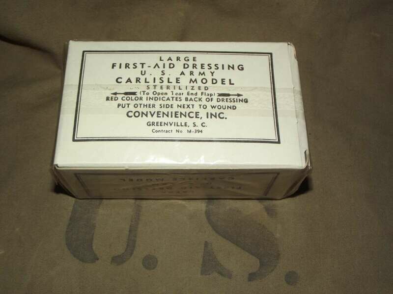Pansement  FIRST AID Dressing Large  US-ARMY ww 2