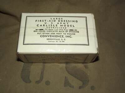 Pansement FIRST AID Dressing Large US-ARMY ww 2