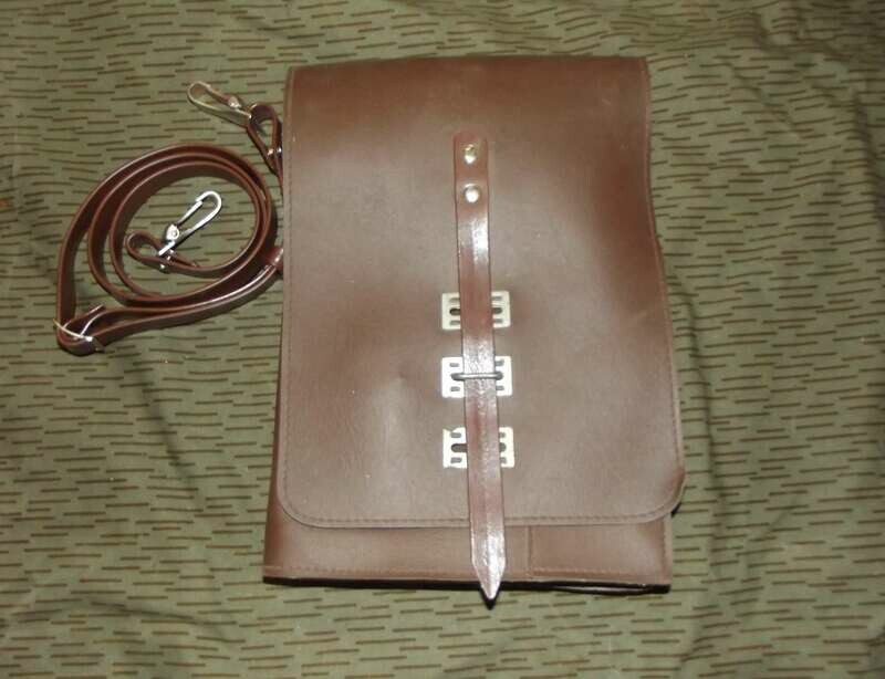 Porte-Document Vintage Volkspolizei DDR - Années 80, Synthétique Souple, Authentique RDA
