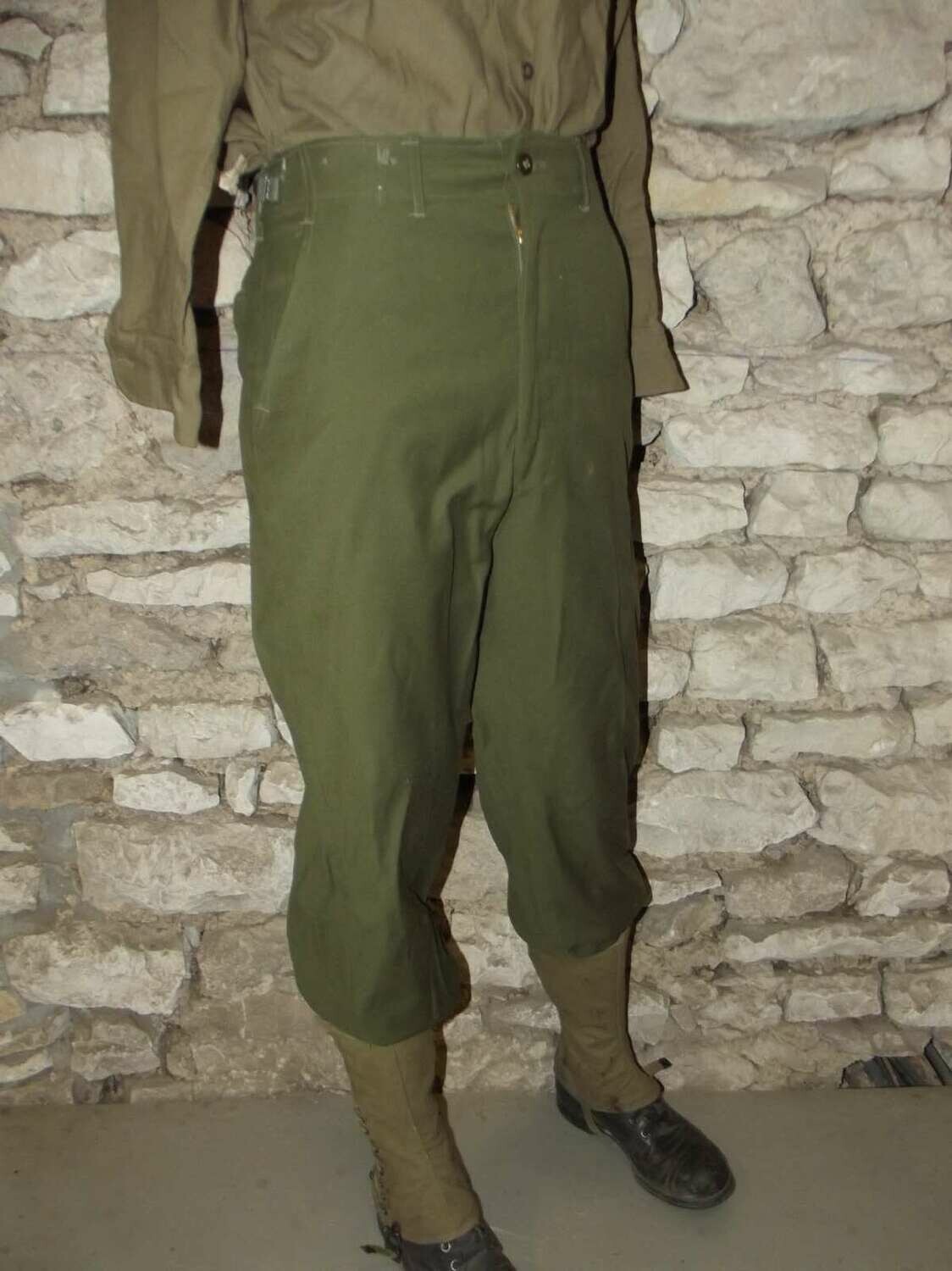 Pantalon laine US OG-108 Réenactors ww2 Guerre de Corée. Taille 36 Europe.