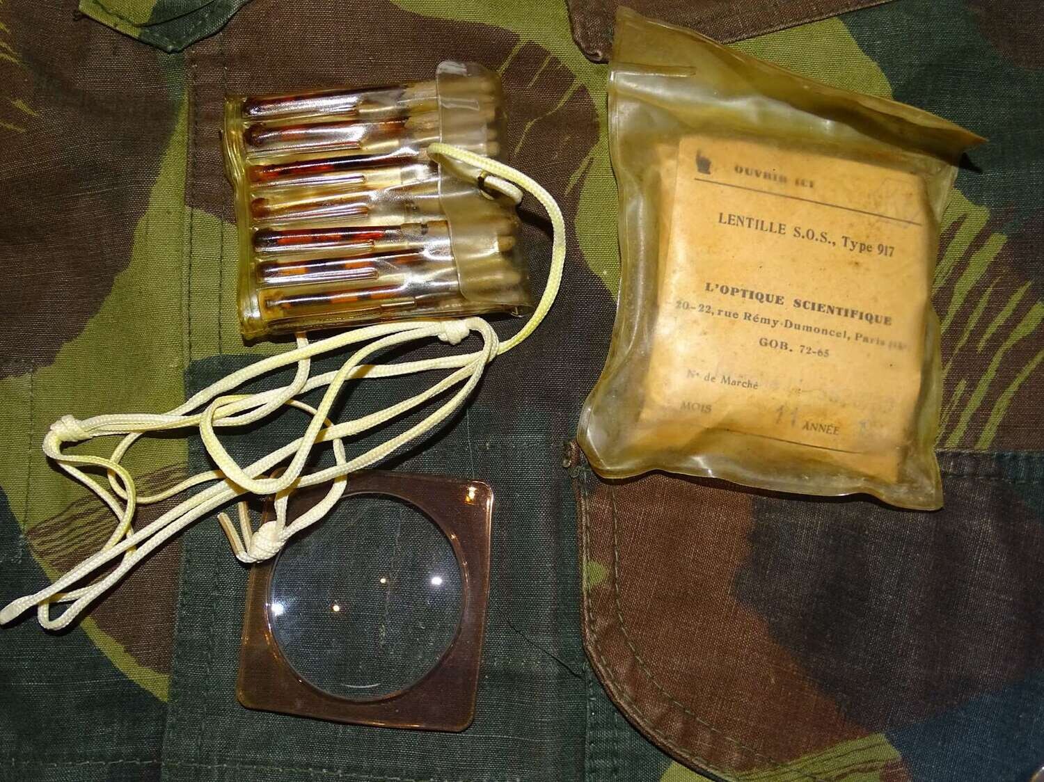 Lentille /Loupe SOS TYPE 917 Kit de survie Aviation ,