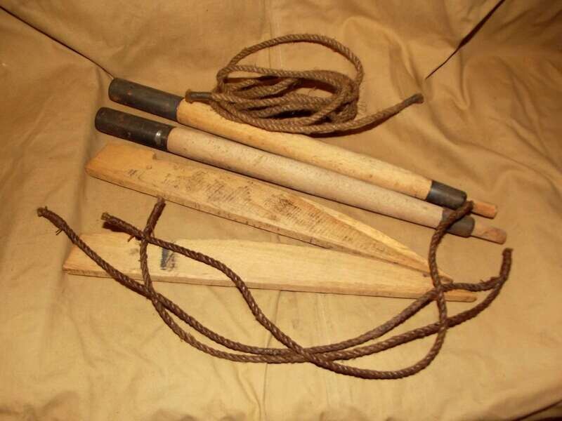 Set piquets et mât tente Français 1914-1940