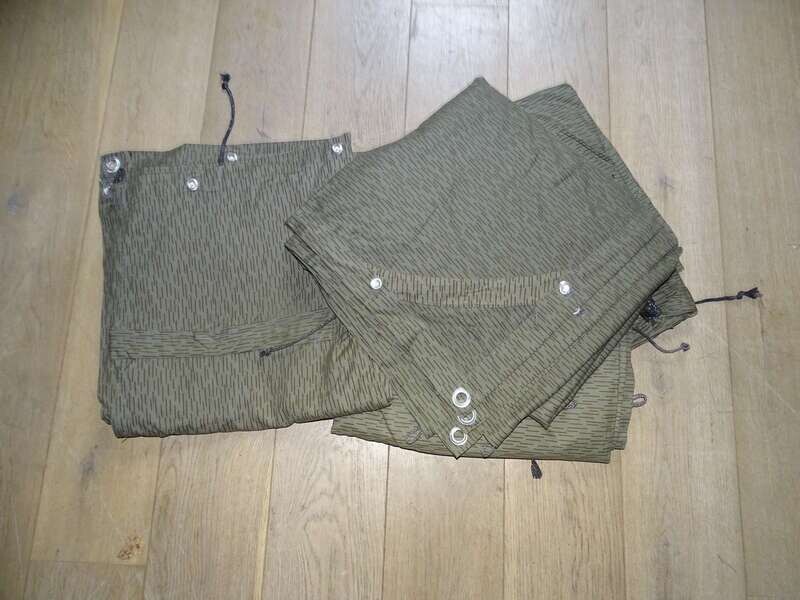 Poncho Zeltbahn NVA DDR Strichtarn – Stock, Authentique, Bon État
