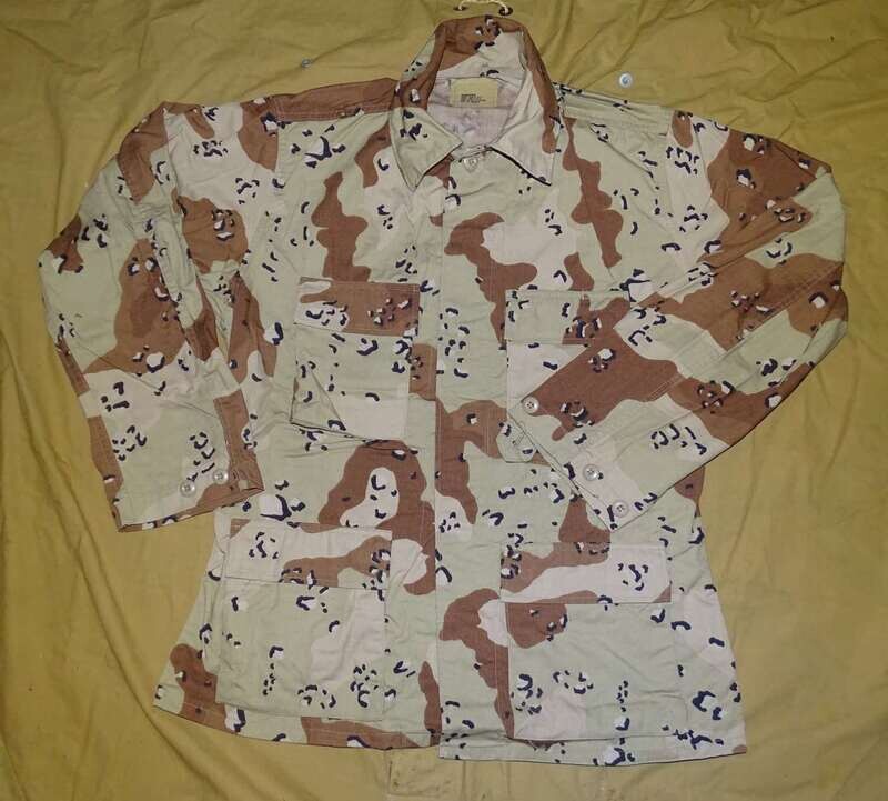 Veste US Désert 4 couleurs désert storm ,stock.SMALL-LONG