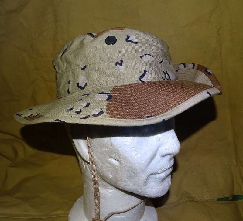 Chapeau Boonie hat  US Désert 4 couleurs désert storm  Taille: 6.6/4(55-56)