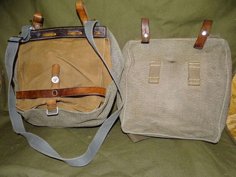 Brotbeutel Suisse Vintage 1950-60 - Sac à Pain Militaire, Parfait État, Qualité Helvétique