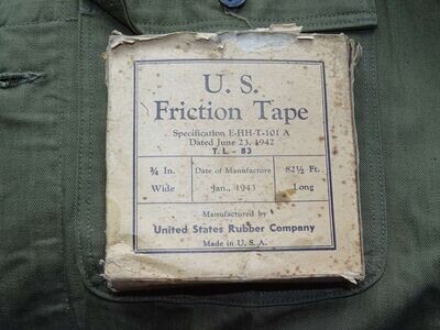 Friction Tape rubber company US 1943 ,Lot de bord Jeep.
