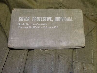 Couverture anti gaz US 1943 Cover Protective Individual 72-C-1000