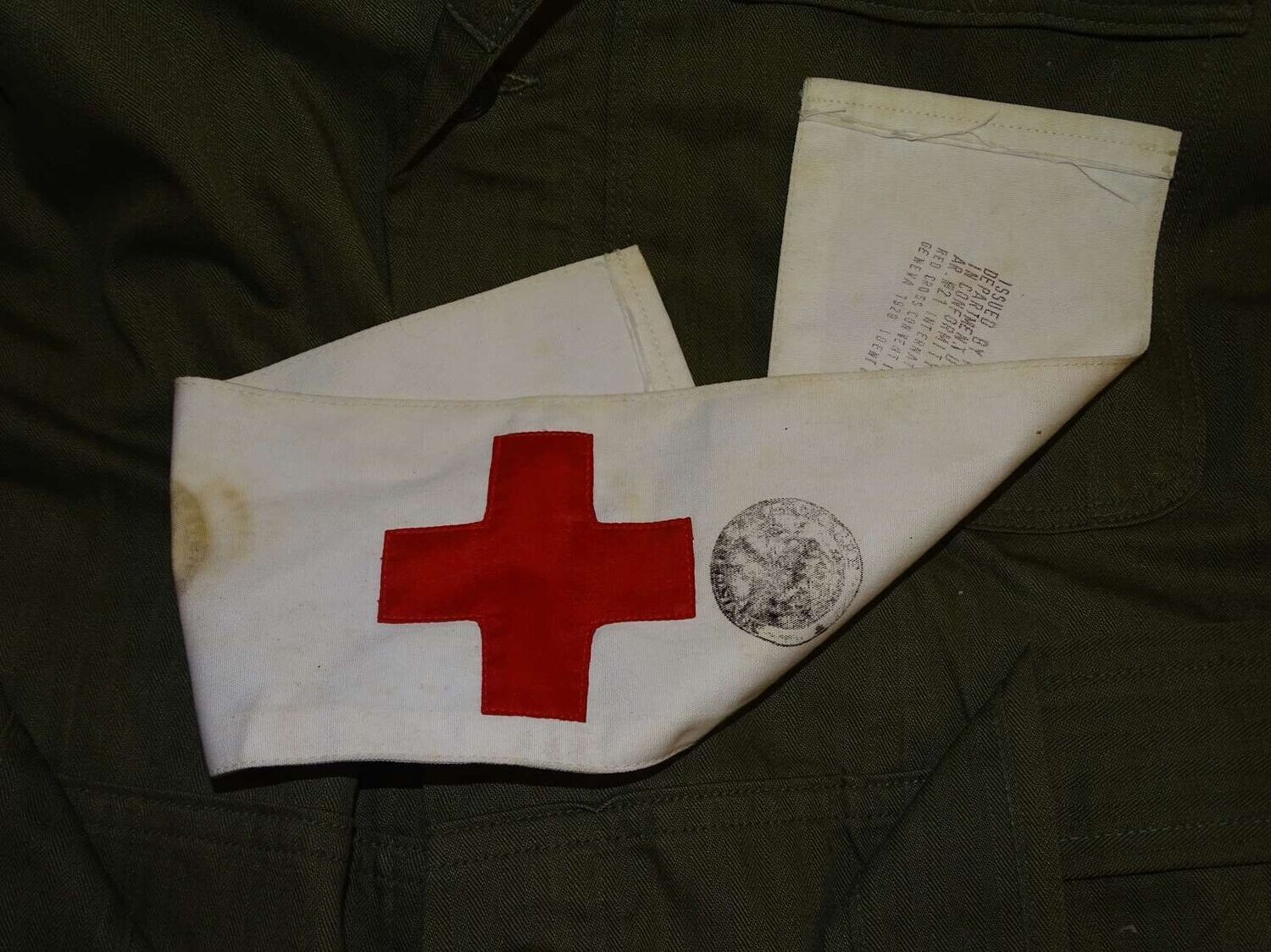 Brassard Medical US  . Brancardier ,Infirmier ww 2 .