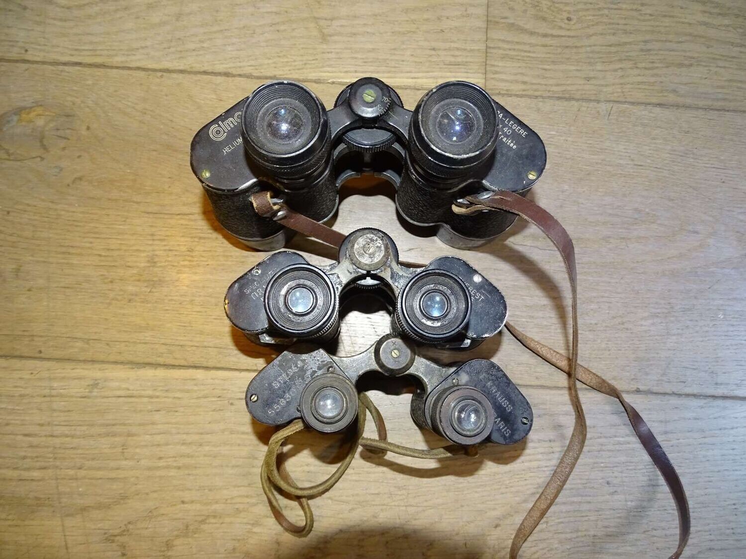 Ancienne Paire De Jumelles Militaire - Vintage Optique De Camp - Pas De Marque