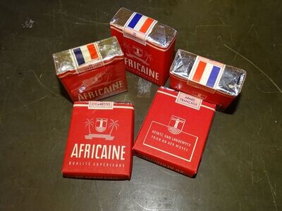 Paquet de cigarettes "AFRICAINE" Armée Française en Allemagne, FFA.